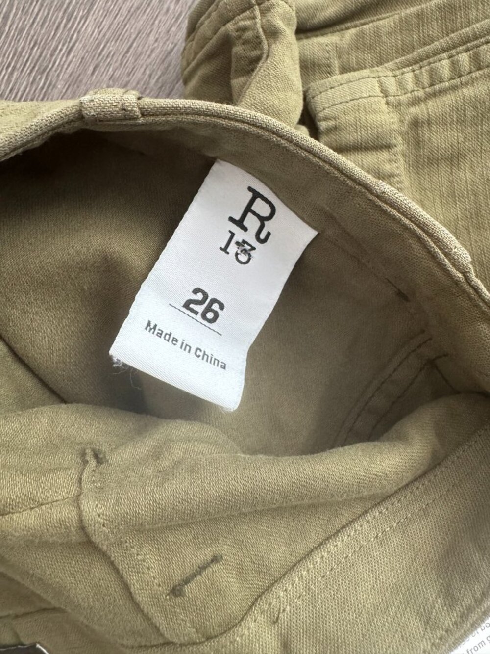 R13 NWOT Straight Utility Pants 26 - Picture 13 of 15